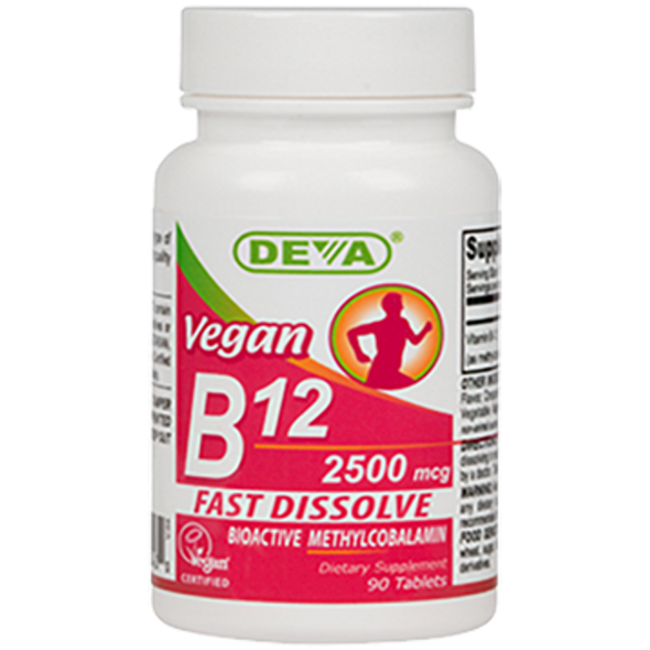 Deva Nutrition Llc - Vegan B12 2500 Mcg 90 Tablets