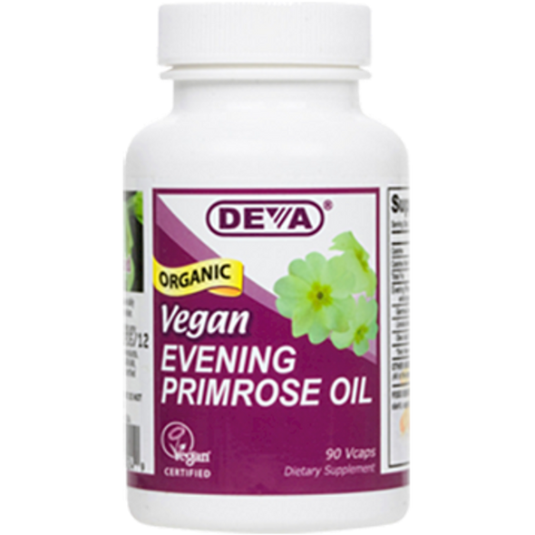 Deva Nutrition LLC - Vegan Evening Primrose Oil 90 Veggie Capsules