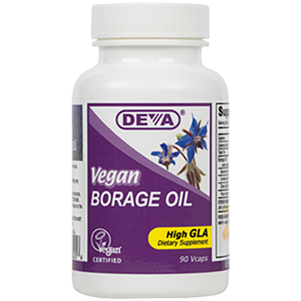 Deva Nutrition LLC - Vegan Borage Oil 500 mg 90 Veggie Capsules