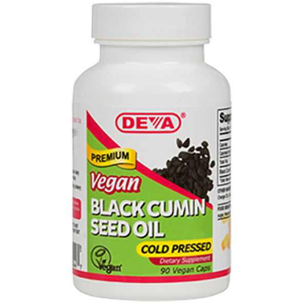 Deva Nutrition LLC - Vegan Black Cumin Seed Oil 90 Veggie Capsules