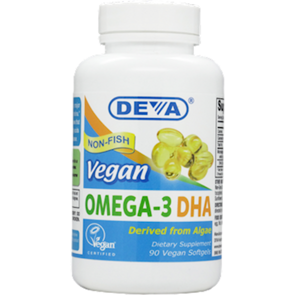 Deva Nutrition LLC - Vegan Omega-3 DHA 200 mg 90 Softgels