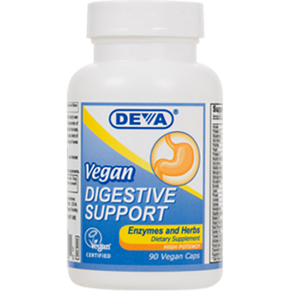 Deva Nutrition Llc - Vegan Digestive Support 90 Veggie Capsules