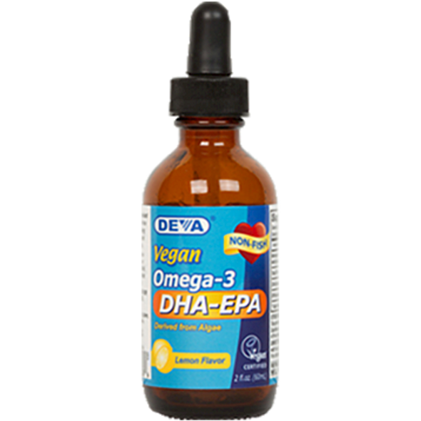 Deva Nutrition LLC - Vegan Liquid DHA-EPA lemon 2 oz