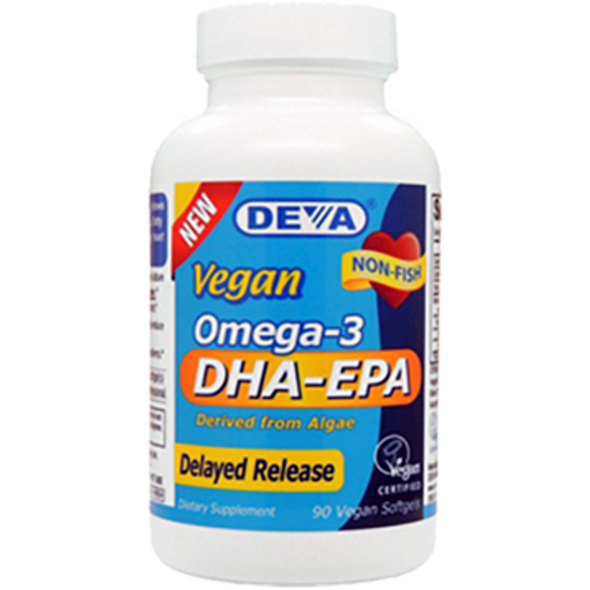 Deva Nutrition LLC - Vegan DHA-EPA (Delayed Release) 90 Veggie Capsules