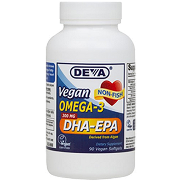 Deva Nutrition LLC - Vegan Omega-3 DHA-EPA 300 mg 90 Softgels