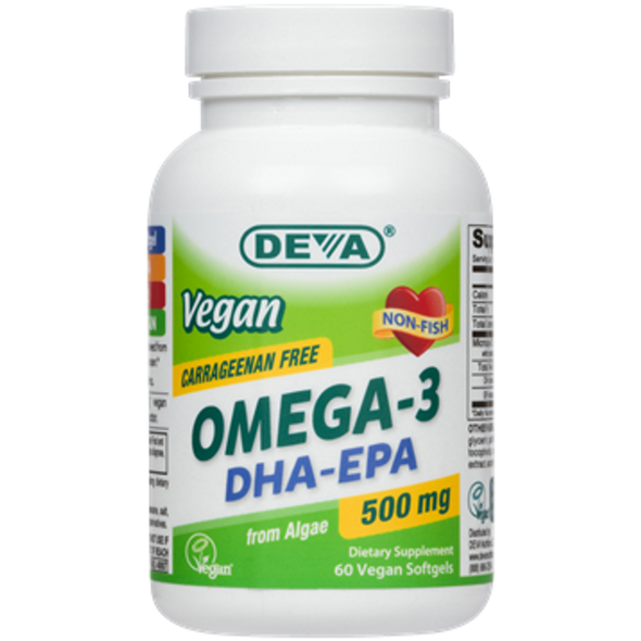 Deva Nutrition LLC - Vegan DHA-EPA 500 mg 60 Softgels