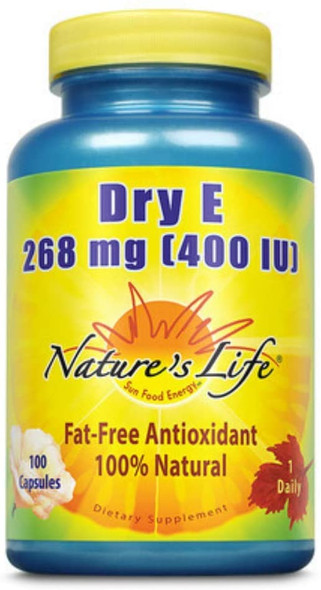 Nature's Life Dry E, 400 IU | 100 ct