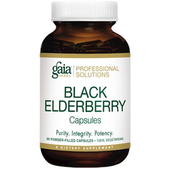 Gaia Herbs (Professional Solutions) - Black Elderberry 60 Capsules
