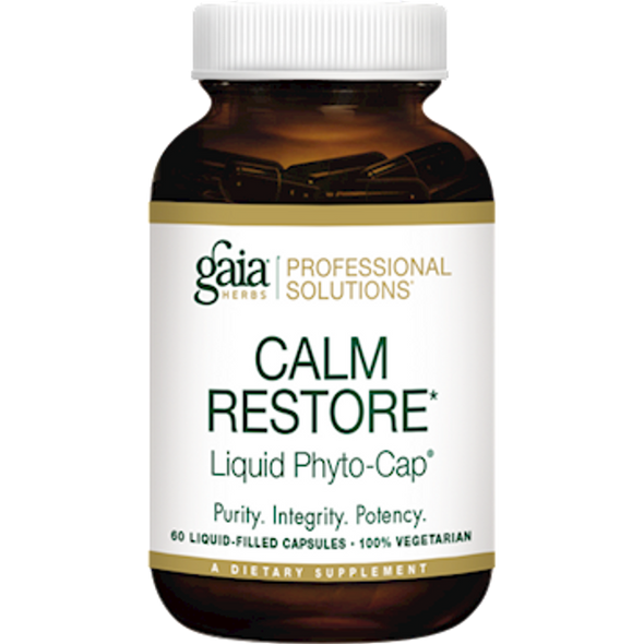 Gaia Herbs (Professional Solutions) - Calm Restore Liquid Phyto Cap 60 Veggie Capsules