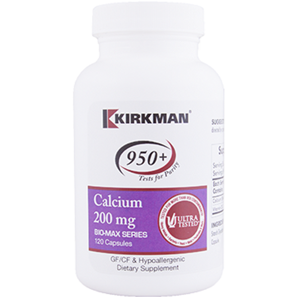 Kirkman Labs - Calcium 200 mg 120 Capsules