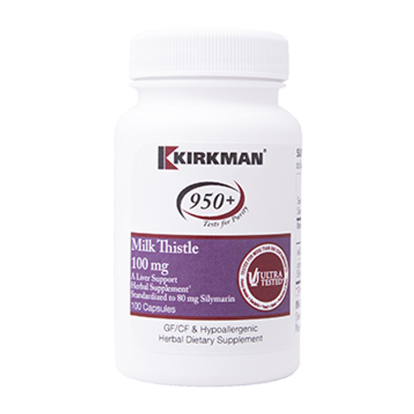 Kirkman Labs - Milk Thistle 100 Capsules