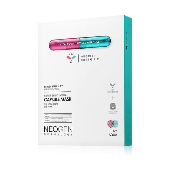 DERMALOGY by NEOGENLAB Super Shiny & Hydra Aqua Capsule Mask