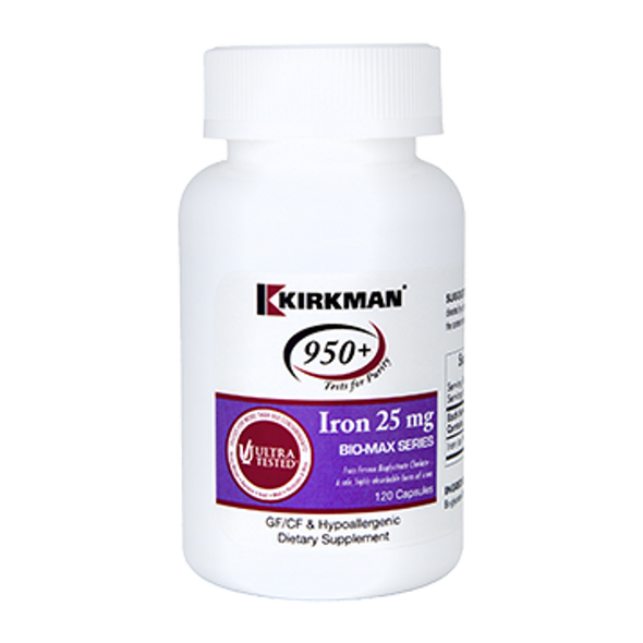 Kirkman Labs - Iron Bio-Max Series 25 mg 120 Capsules