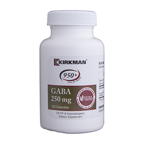 Kirkman Labs - GABA 250 mg 150 Capsules