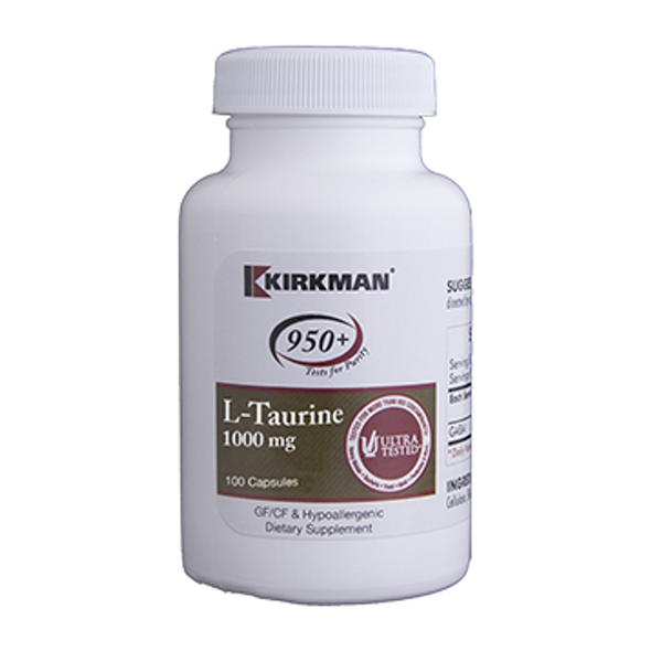 Kirkman Labs - L-Taurine 1000 mg 100 Capsules