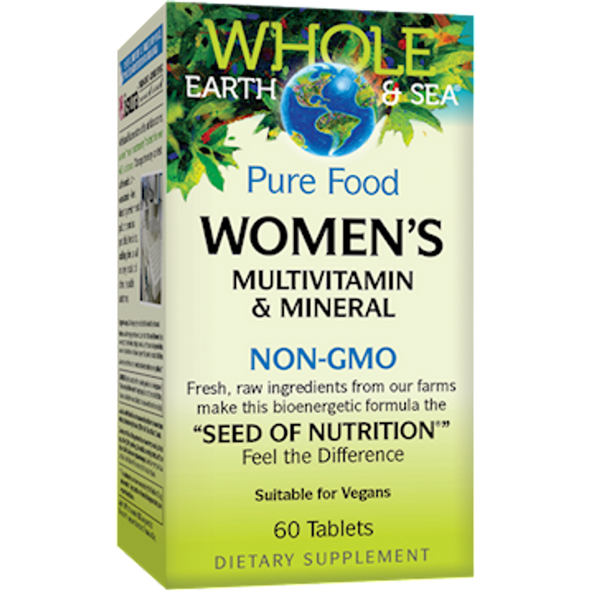 Whole Earth and Sea - Natural Factors - Women's Multi Non-GMO 60 Veggie Tablets