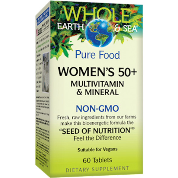 Whole Earth And Sea - Natural Factors - Women'S Multi 50+ Non Gmo 60 Tablets