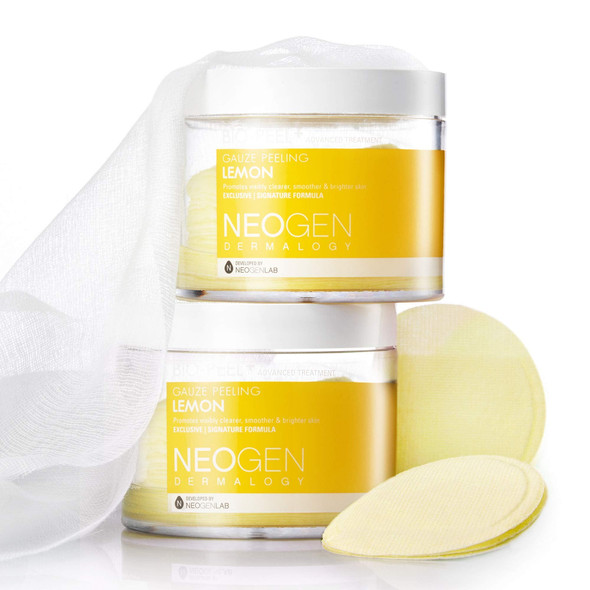 DERMALOGY by NEOGENLAB REAL SKIN SET (Bio Peel Gauze Peeling Lemon + Real Vita Serum + Real Ferment Micro Serum)