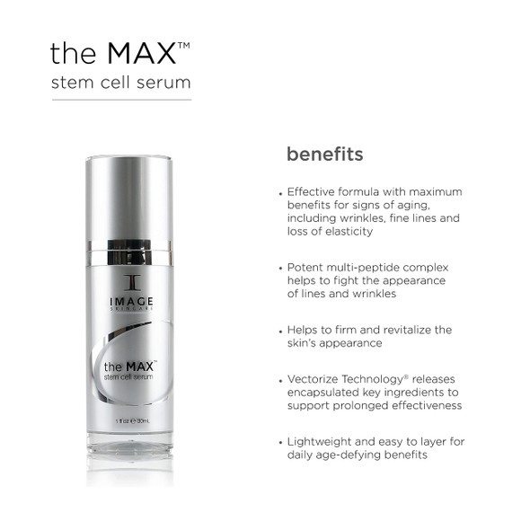 IMAGE Skincare The Max Stem Cell Serum with VT, 1 oz