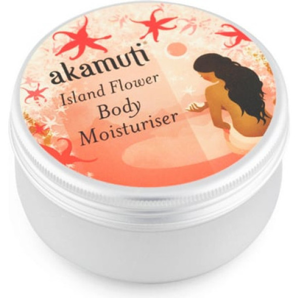 Akamuti Island Flowers Body Moisturiser Rejuvenating Care for Dry & Mature Skin.