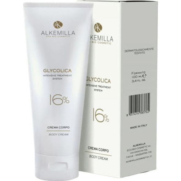 Alkemilla Eco Bio Cosmetic Glycolica Body Cream 16% Cell regenerating intensive care for your skin