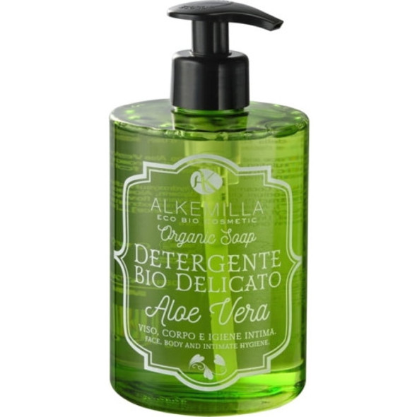 Alkemilla Eco Bio Cosmetic Aloe Vera Mild Cleansing Gel Gentle, all-over cleansing for daily use