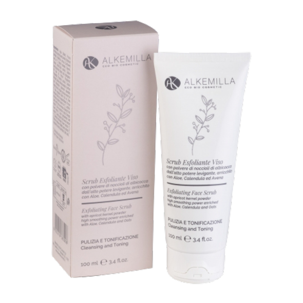 Alkemilla Eco Bio Cosmetic Face Exfoliator Gently Removes Impurities & Dead Skin Cells