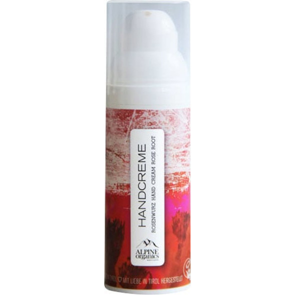 Alpine Organics Rose Root Hand Cream Rich Texture For Increased Skin Suppleness