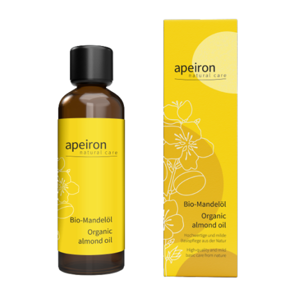Apeiron Organic Almond Oil Well tolerated by the skin