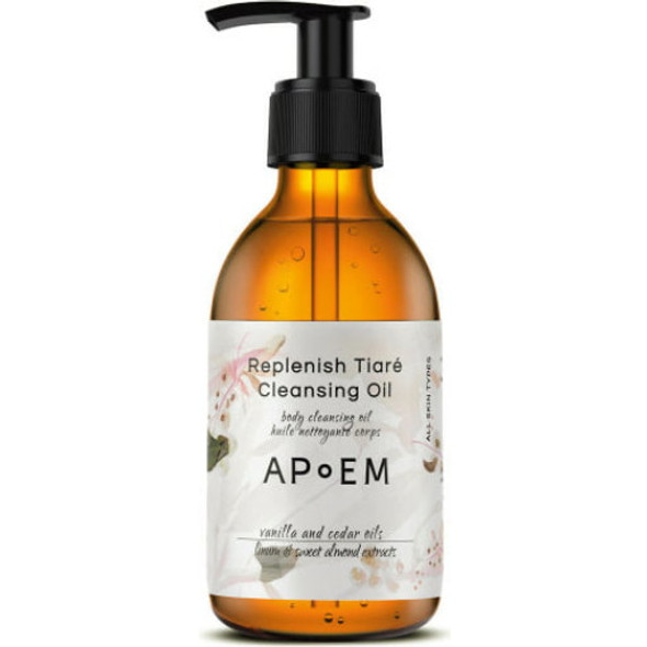 APoEM Replenish Tiare Cleansing Oil Rich body cleanser for daily use