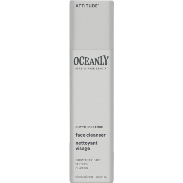 Attitude Oceanly PHYTO-CLEANSE Face Cleanser Improve your skincare routine with solid cosmetics