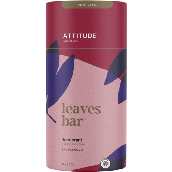 Attitude Leaves Bar Sandalwood Deodorant Natural & eco-friendly protection for daily use