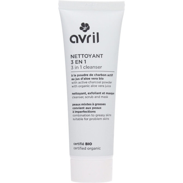 Avril 3-in-1 Cleanser Deep cleanser with activated charcoal & kaolin