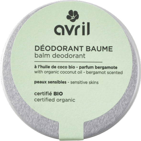 Avril Coconut Oil & Bergamot Balm Deodorant Effective & long-lasting