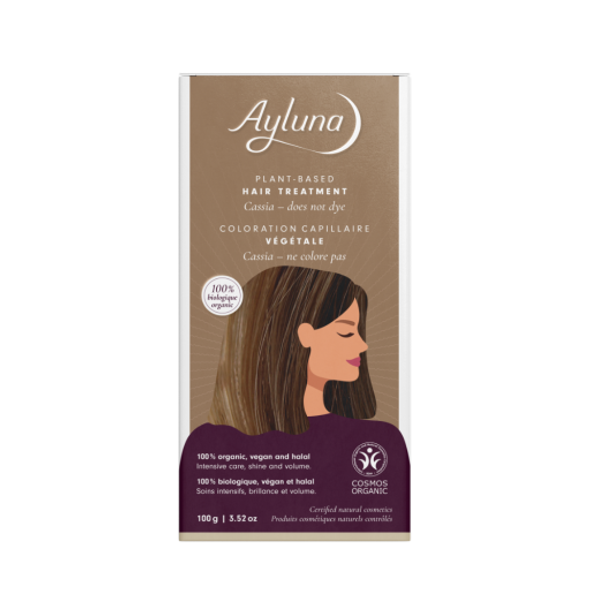 Ayluna Cassia Hair Treatment Conditions, shines & protects