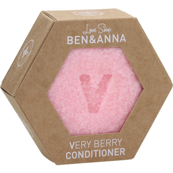 BEN & ANNA Love Soap Very Berry Conditioner Solid hair care with a fruity berry scent