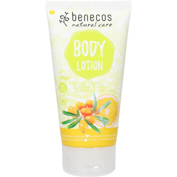 benecos Sea Buckthorn & Orange Natural Body Lotion Fruity care for all skin types