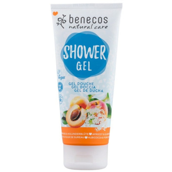 benecos Apricot & Elderflower Natural Shower Gel Fruity & mild cleansing for all skin types
