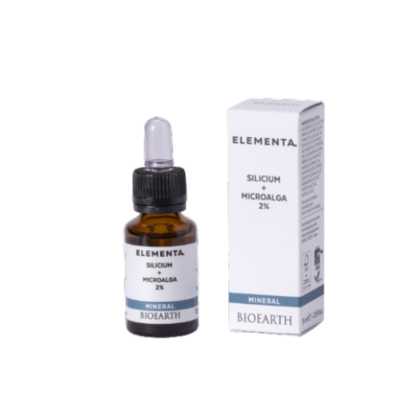 Bioearth ELEMENTA MINERAL Silicium + Mikroalgae 2% Supports skin metabolism