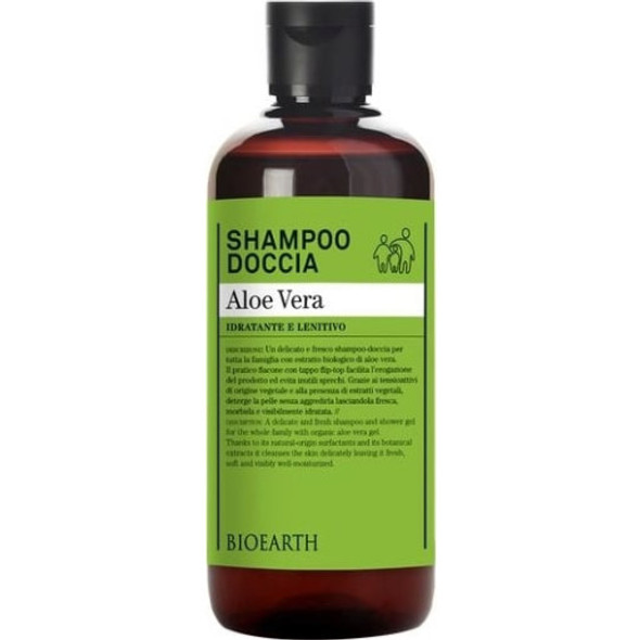 Bioearth Family 3in1 Aloe Vera Shampoo & Body Wash Versatile cleansing for sensitive skin