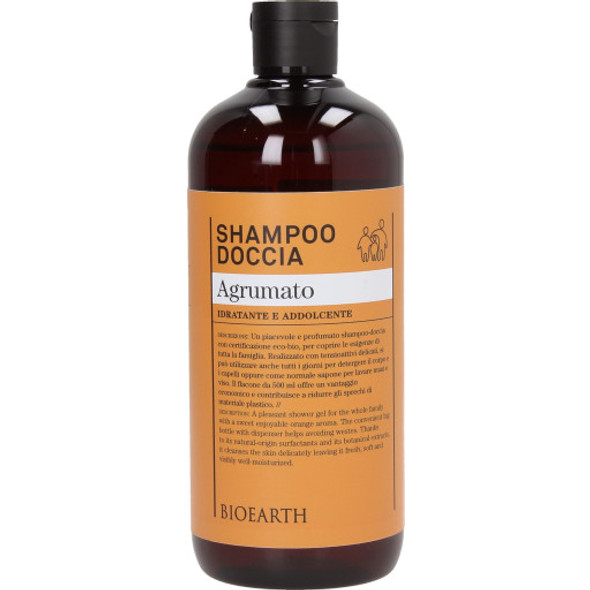 Bioearth Family 3in1 Citrus Fruits Shampoo & Body Wash Versatile cleansing action with a refreshing scent