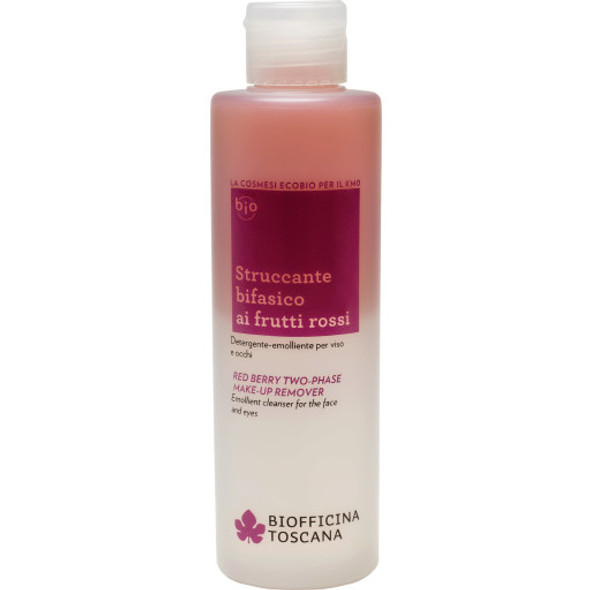 Biofficina Toscana Red Berry Two-Phase Make-Up Remover Cleanses the face & eye area