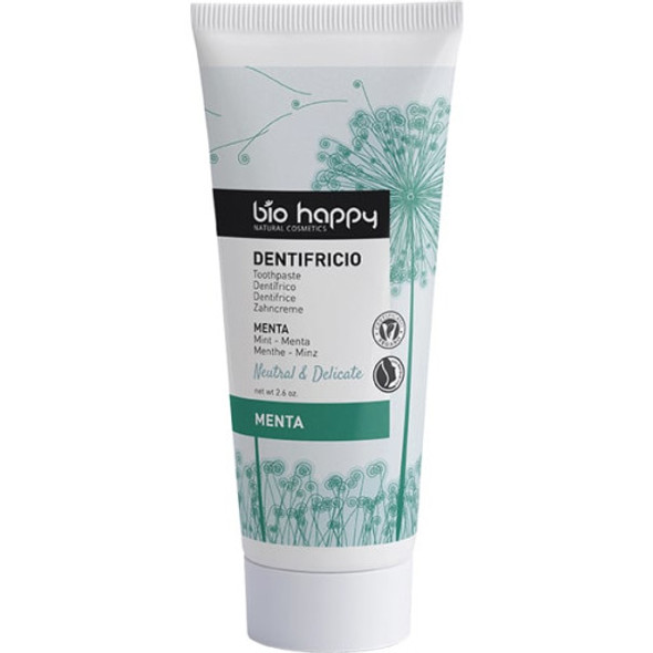 Bio Happy Neutral & Delicate Toothpaste Mint Flavor For naturally whiter teeth