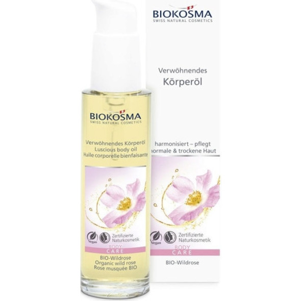 BIOKOSMA Luscious Body Oil with Organic Wild Rose For added suppleness