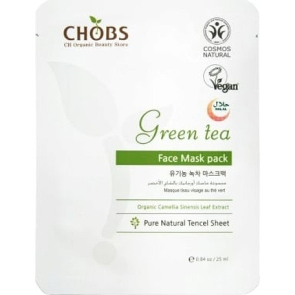 CHOBS Green Tea Mask Pack For a flawless finish