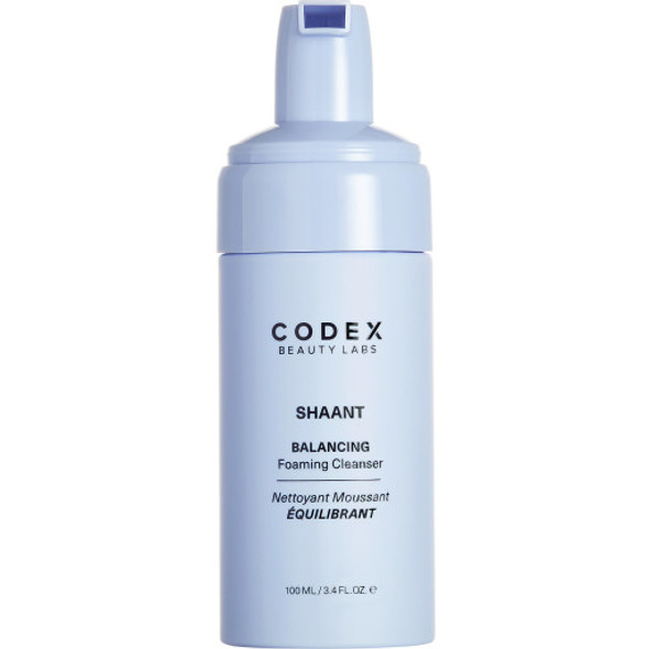 codex Beauty SHAANT Balancing Foaming Cleanser Gently clarifies the skin & provides a pore-refining cleanse