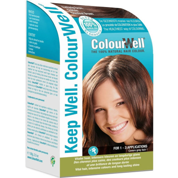 ColourWell Chestnut Brown Hair Colour Long-lasting & gentle hair tint with conditioning effect
