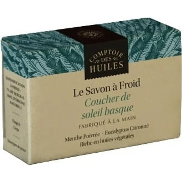 Comptoir des Huiles "Basque Sunset" Soap Pleasantly fragrant cleanser for daily use