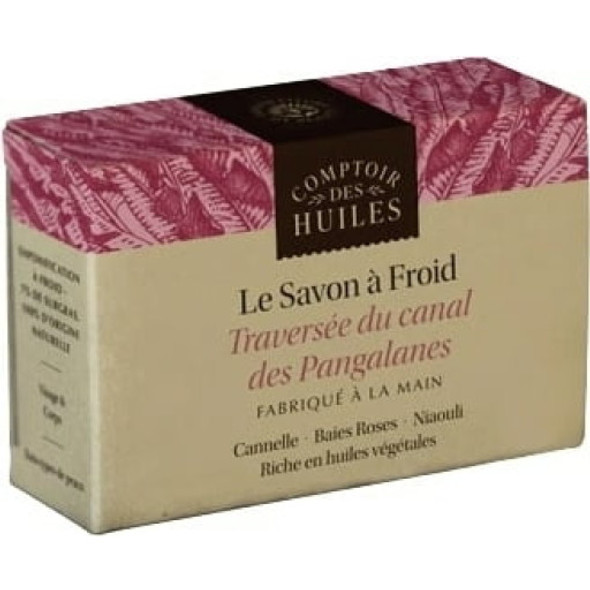 Comptoir des Huiles "Crossing the Pangalanes" Soap Plastic-free cleanser with a spicy & exotic scent
