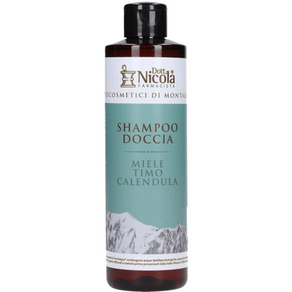 Dott.Nicola Farmacista Honey, Thyme & Calendula 2in1 Shower Gel Gentle cleanser for hair & body
